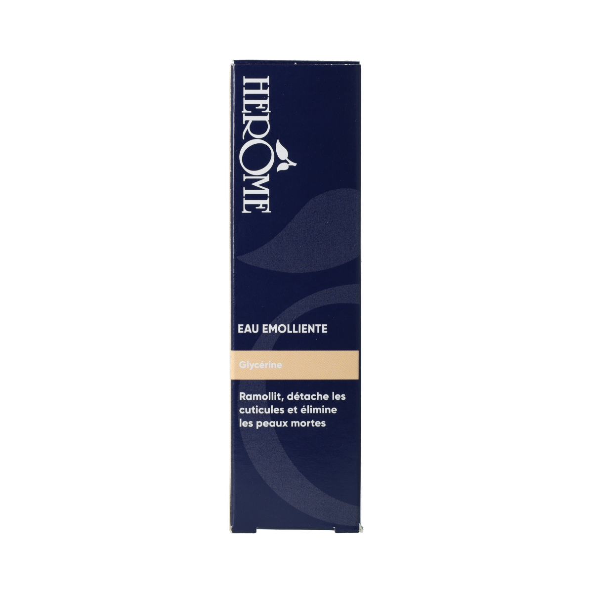 Herome cuticle remover in 10ml bottle, hand care product for soft, healthy nails and cuticle removal.