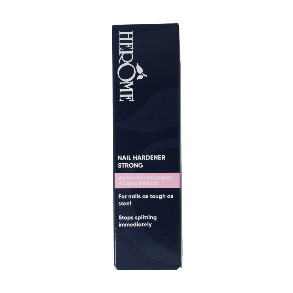 Herome Nagelverharder sterk handverzorging in 10ml bottle, strengthening nail hardener for healthy nails.