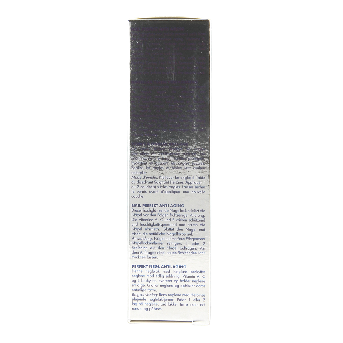 Herome Nail Perfect anti-aging hand cream in a 10ml tube, nourishing hand care product with anti-aging ingredients.
