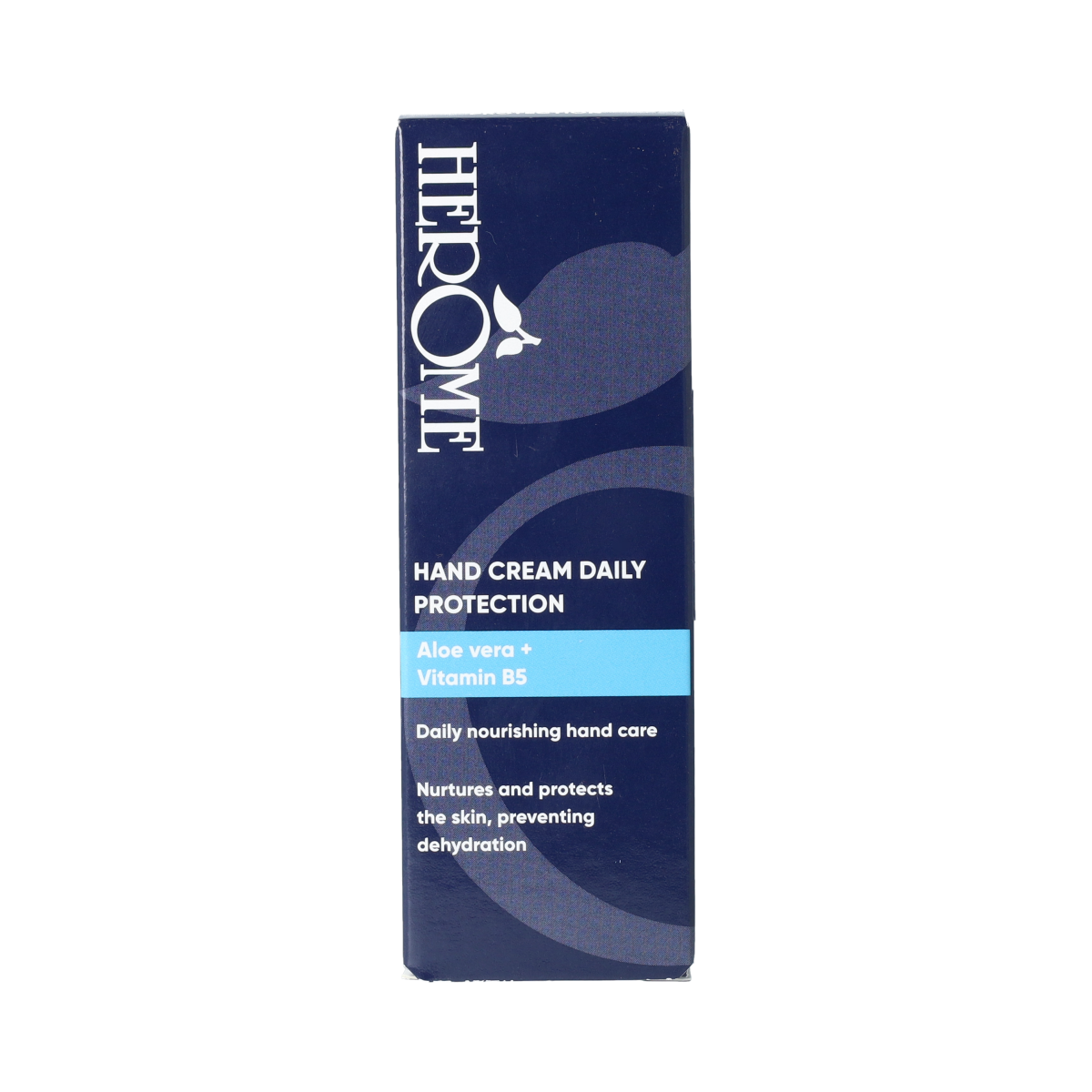 Herome Handcreme mini SPF8 in 30ml tube, moisturizing hand care product with sun protection, designed for soft, protected hands.