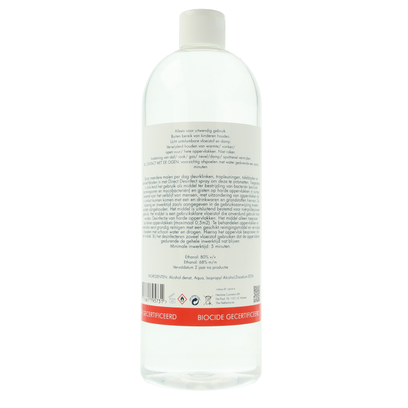Herome hand disinfectant refill with flip cap, 1 liter bottle for hand hygiene and sanitization.