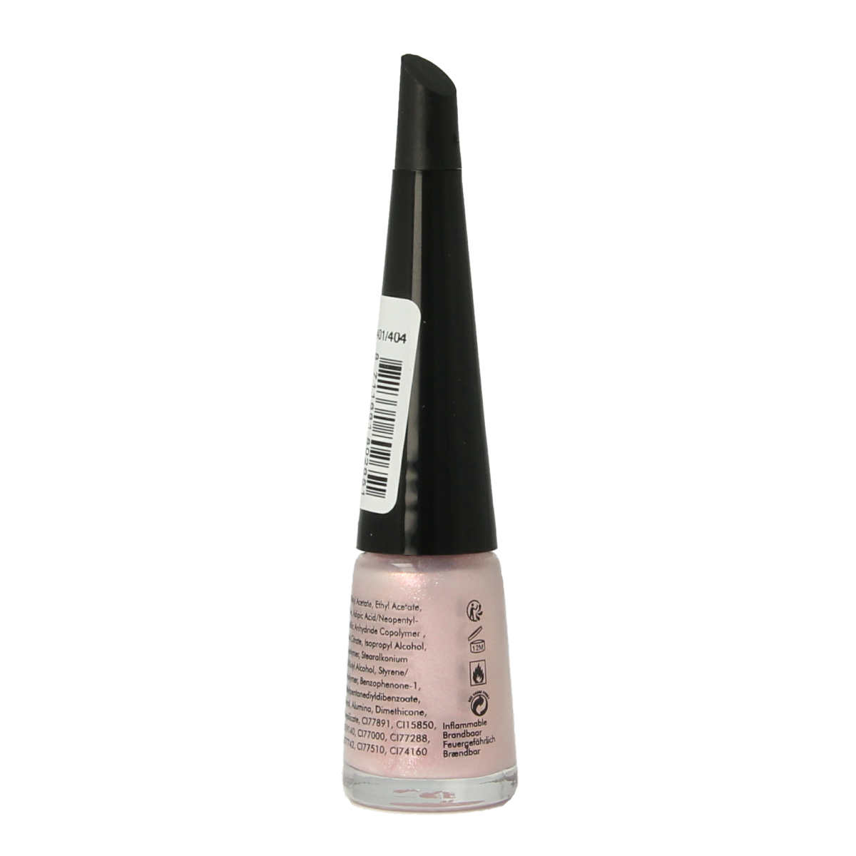 Herome Take Away Nail Colour Basic 5/94 bottle, 4ml, with bright pink polish and clear cap, on a white background.
