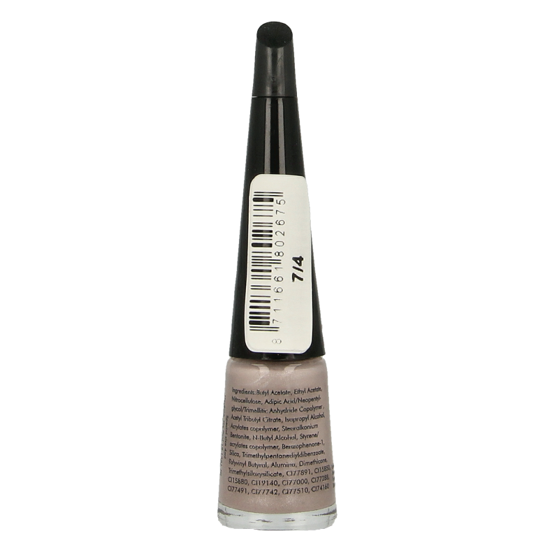 Herome Take Away Nail Colour Basic 7/4 in 4ml bottle, close-up of the clear nail polish product.