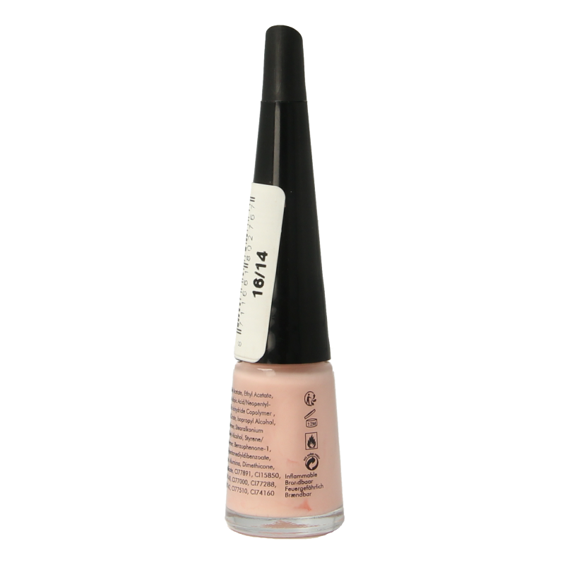 Herome Take Away Nail Colour Basic 16/14 in a 4ml bottle, showcasing vibrant nail polish for easy removal and quick application.