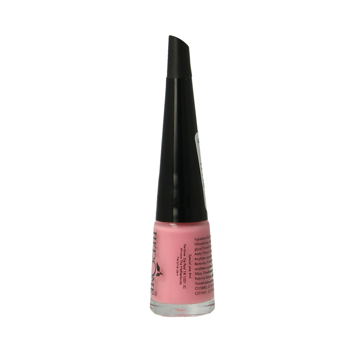 Herome Take Away Nail Colour Basic 17 in a 4ml bottle, natural makeup product for easy nail color removal and touch-ups.