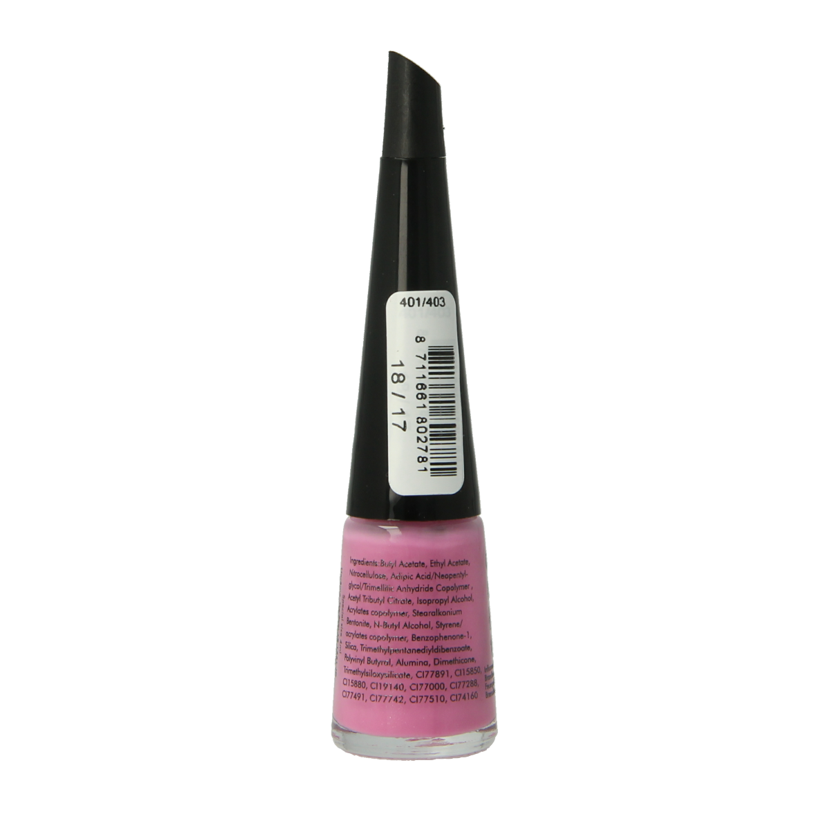 Herome Take Away Nail Colour Basic 18/17 in a 4ml bottle, featuring a natural beige shade for easy, quick nail application.