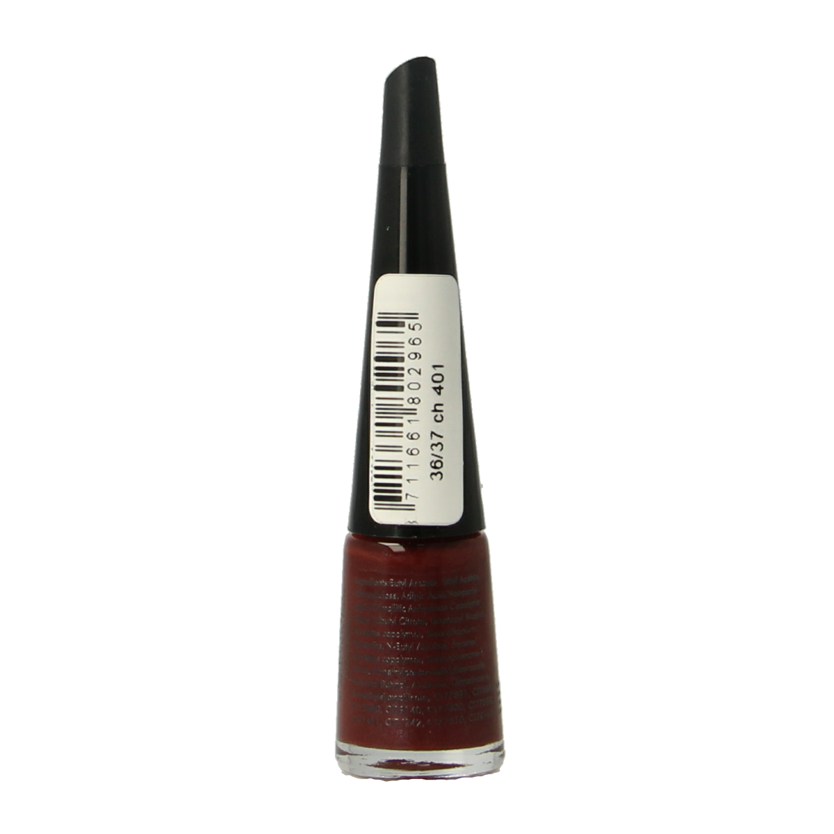 Herome Take Away Nail Colour Basic 36/37 in a 4ml bottle, featuring a natural makeup style with a sleek design.