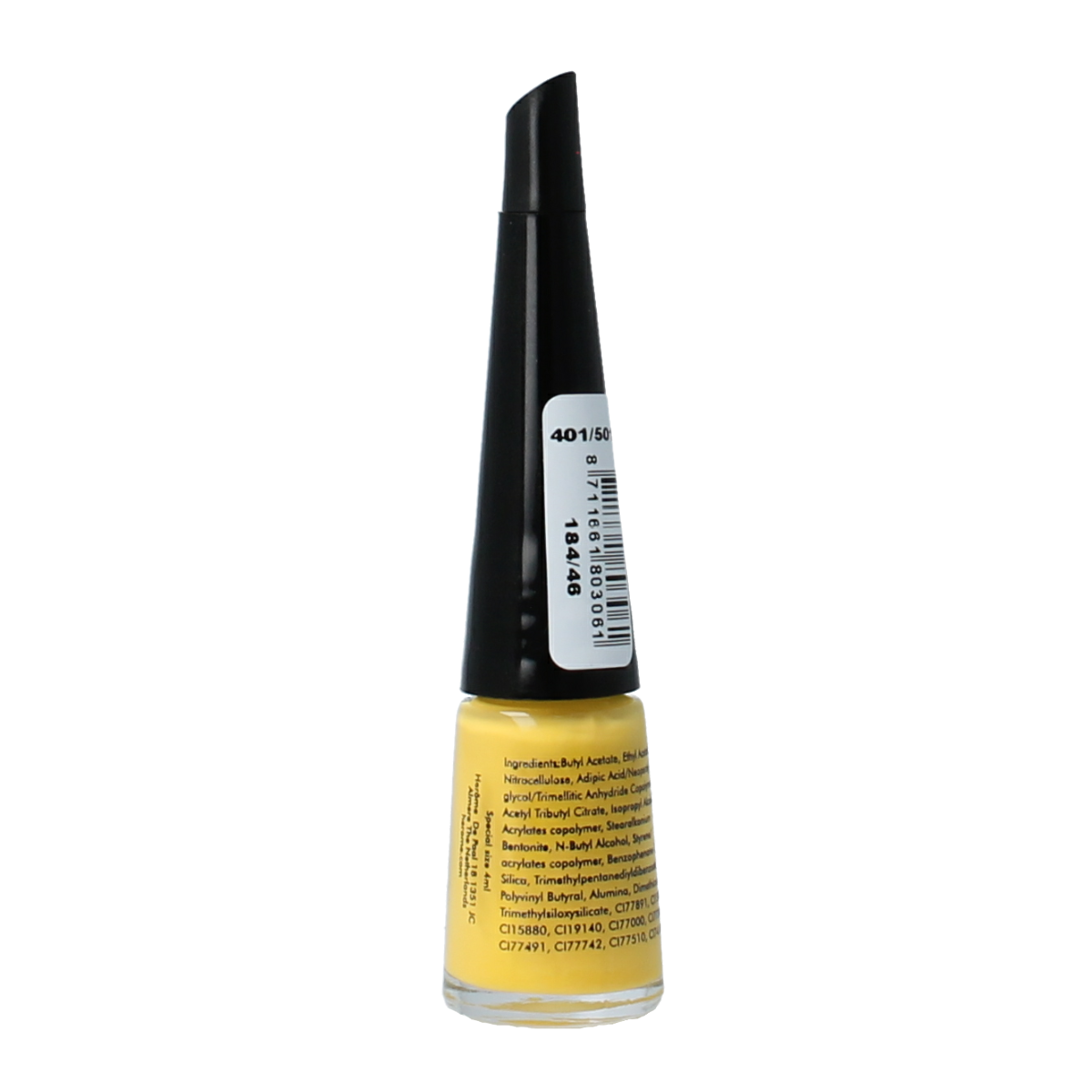 Herome Take Away Nail Colour Basic 46 in a 4ml bottle, vibrant nail polish with a sleek design and colorful cap.