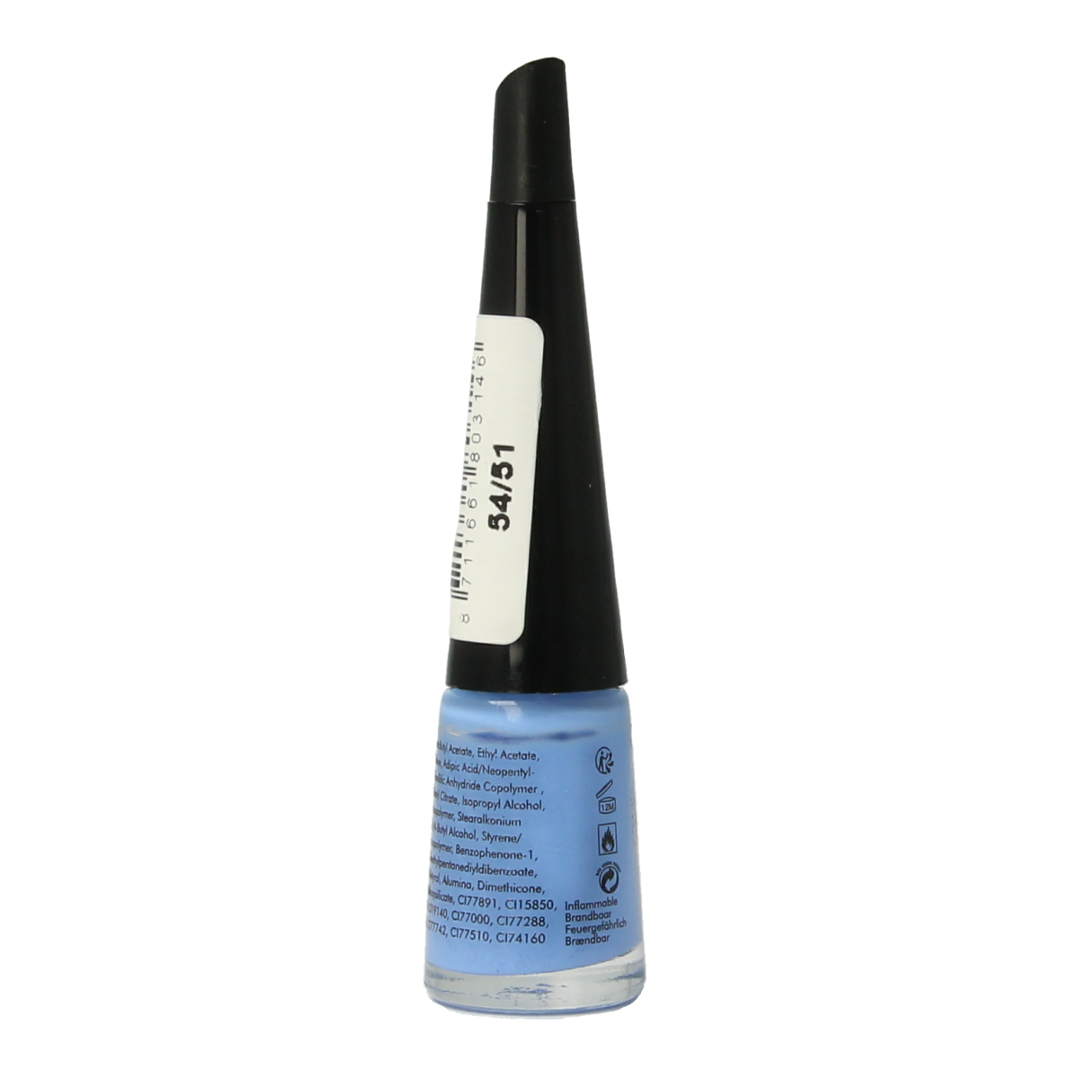 Herome Take Away Nail Colour Basic 54/51 in 4ml bottle, showcasing the nail polish with a brush applicator.