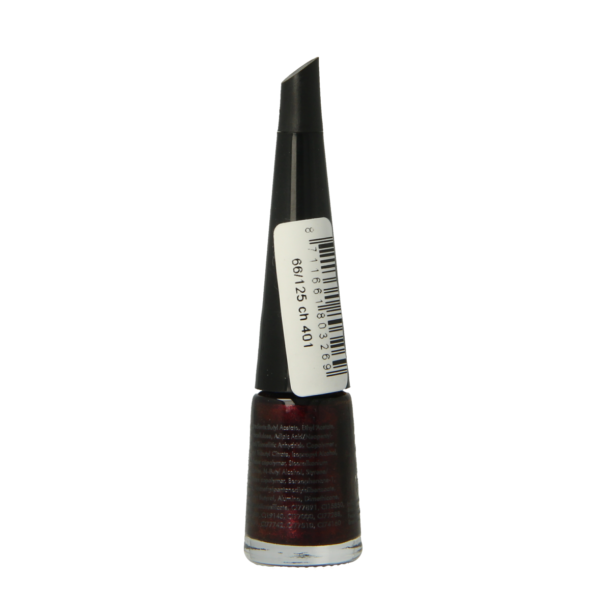 Herome Take Away Nail Colour Basic 66/125 in 4ml bottle, a make-up nail polish with a sleek design and vibrant color.