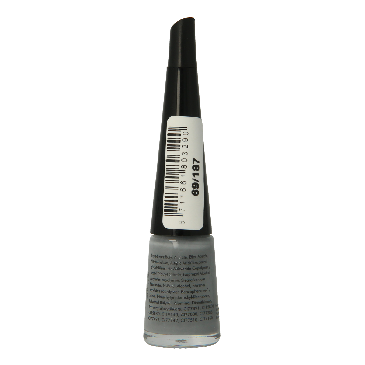 Herome Take Away Nail Colour Basic 69/187 in 4ml bottle, vibrant nail polish for easy removal, makeup and nail care product.