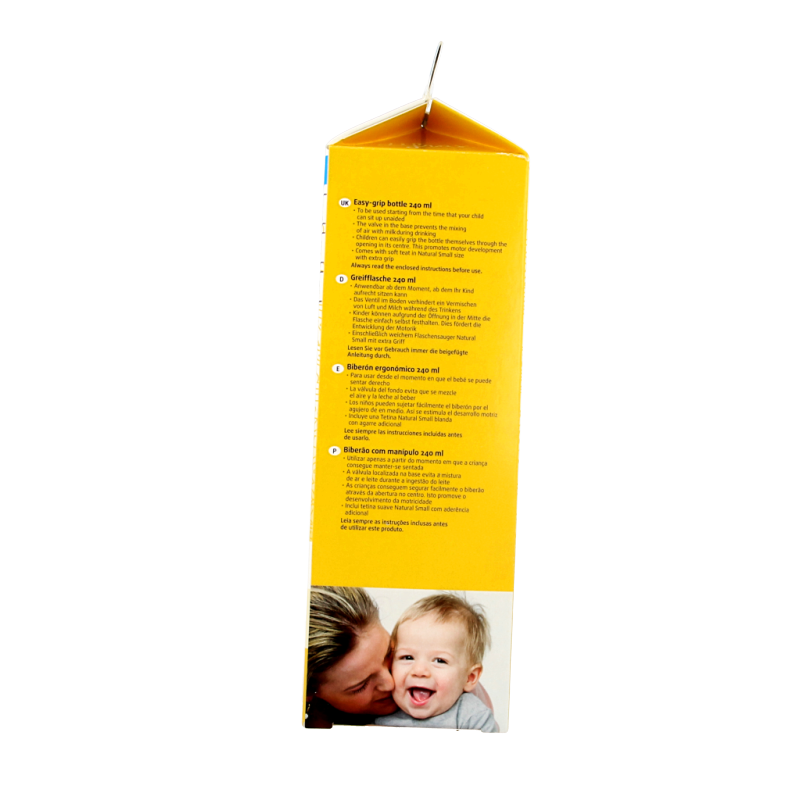 Difrax handgreep fles groot assorti for bottles and teats, designed for easy gripping and handling.