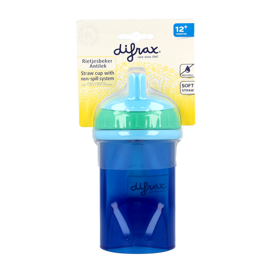 Difrax Anti lek rietjes beker assorti 1.00 Stuks