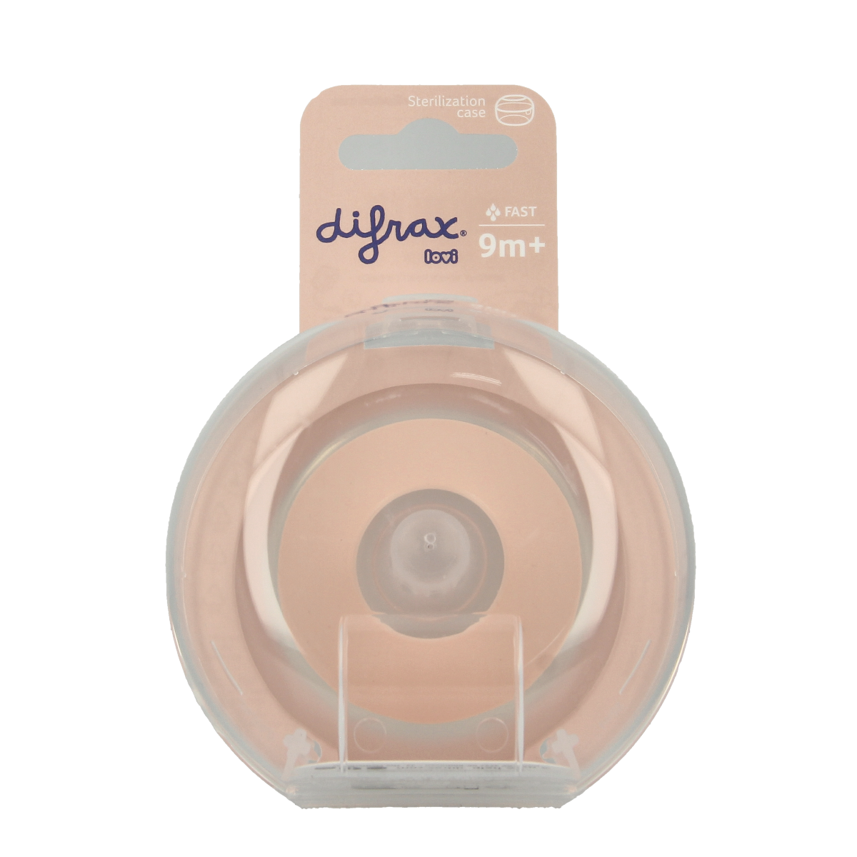 Difrax Lovi mamma speen for babies 9+ months, 1 piece, soft teat for bottles and feeding during early toddler stage