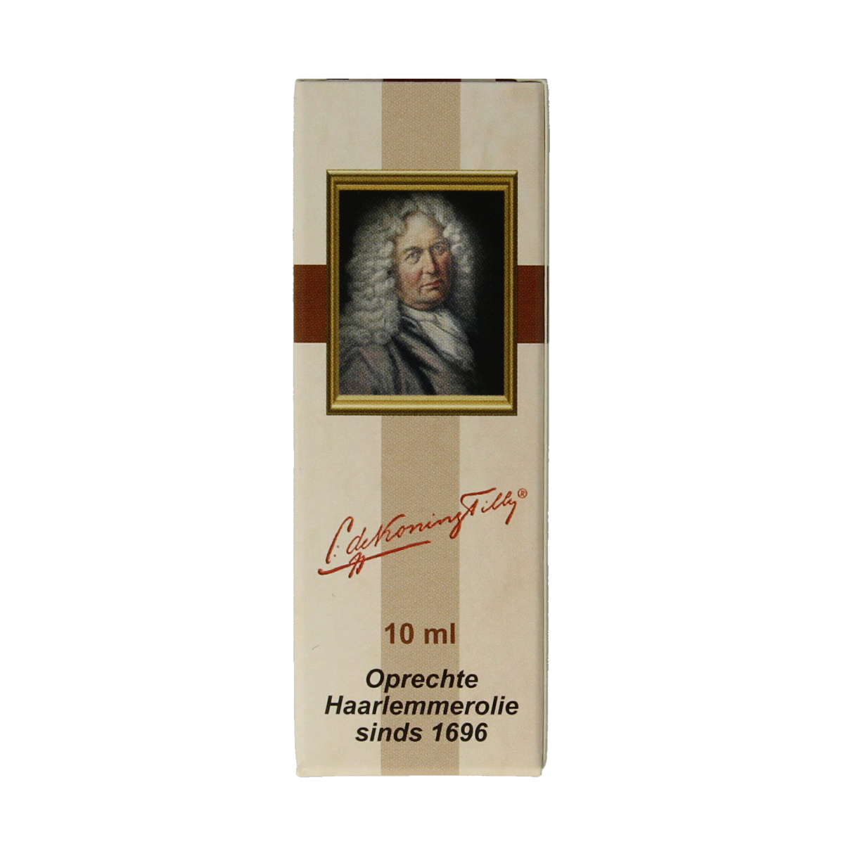 De Koning Tilly Haarlemmerolie 10ml bottle of vetzuren, natural oil supplement for health and wellness.