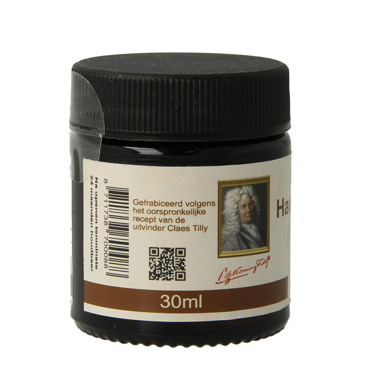 De Koning Tilly Haarlemmerolie zalf in 30ml tube, herbal remedy from De Koning Tilly, with herbal ingredients and natural packaging.