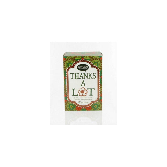 Natural Temptation Thanks a Lot bio coffee and tea bags, eco-friendly packaging, with 18.00 organic coffee and tea sachets.