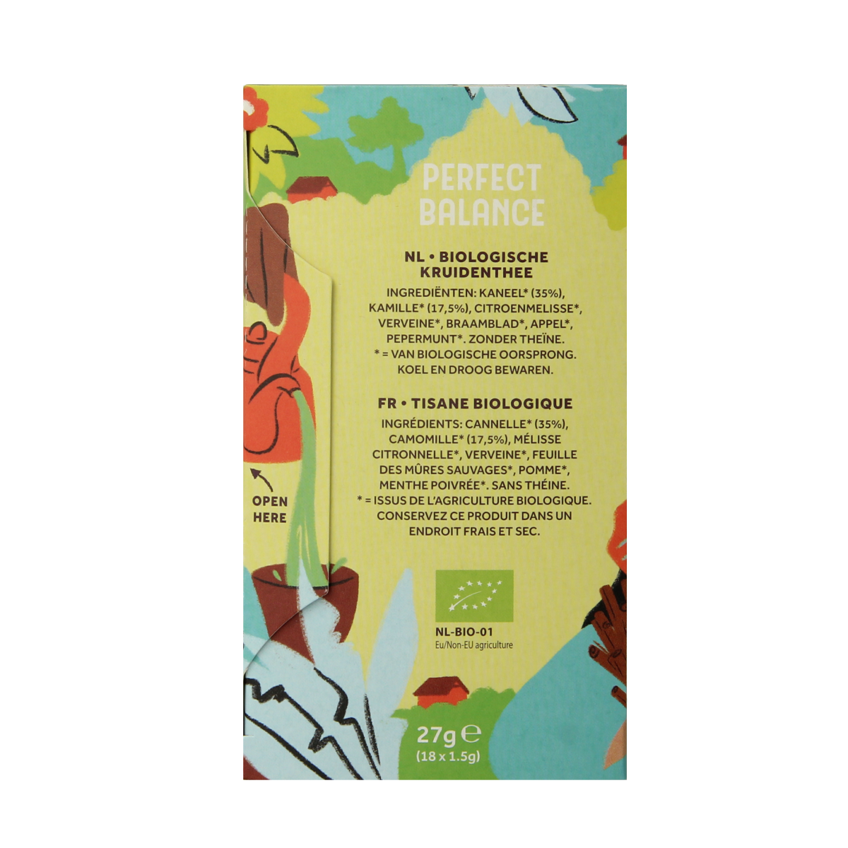 Cleo's Perfect Balance Bio coffee and tea sachets in eco-friendly packaging, organic blend for a balanced flavor.