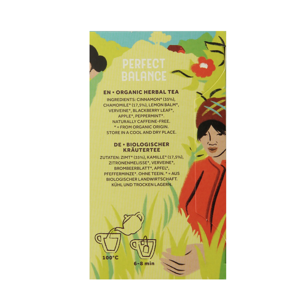 Cleo's Perfect Balance Bio coffee and tea sachets, eco-friendly packaging, ideal for organic beverage lovers.