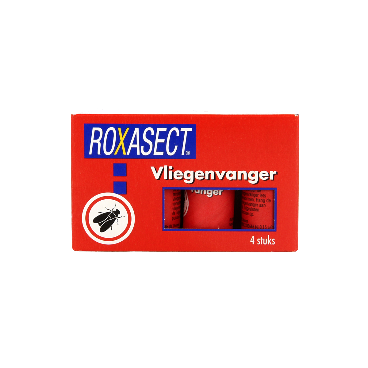 Roxasect vliegenvanger met 4 stuks voor wonen en comfort, natuurlijke insectenbestrijding, zichtbaar in de afbeelding