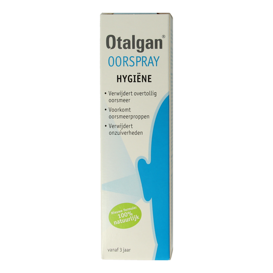 Otalgan Oorspray 50ml ear care spray bottle with nozzle for ear hygiene and soothing ear care.