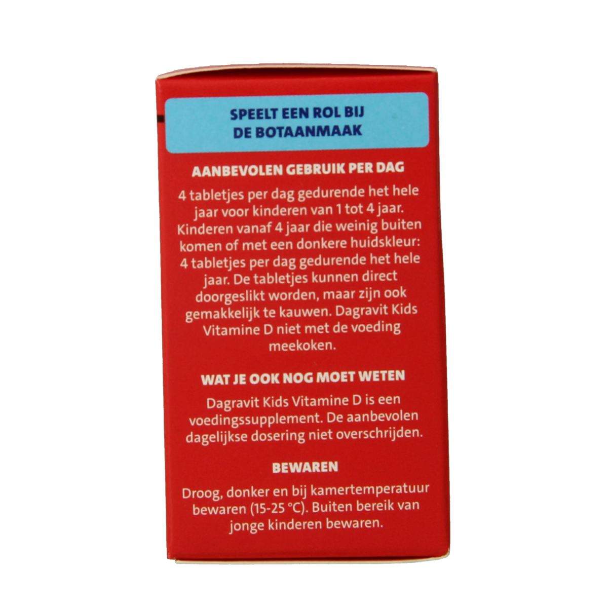 Dagravit kids Vitamin D tablets in a bottle, 200 count, natural supplement for children's health and bone development.