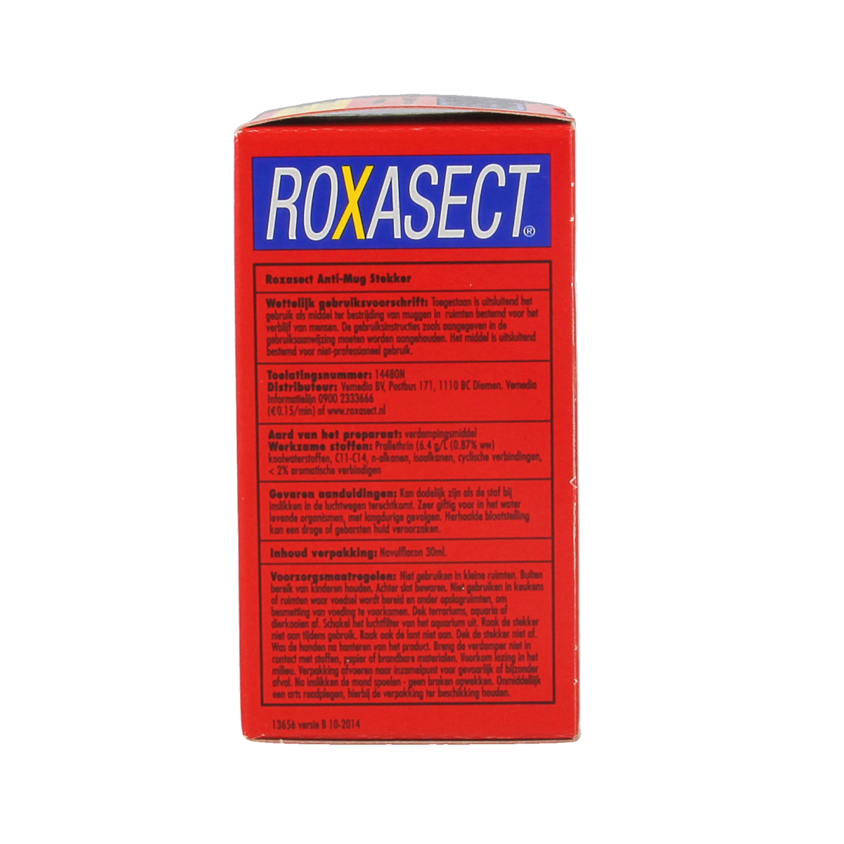 Roxasect pesticide refill for mosquito plug-in device, 1 pack of 1,000 ml, designed to repel and kill mosquitoes effectively.