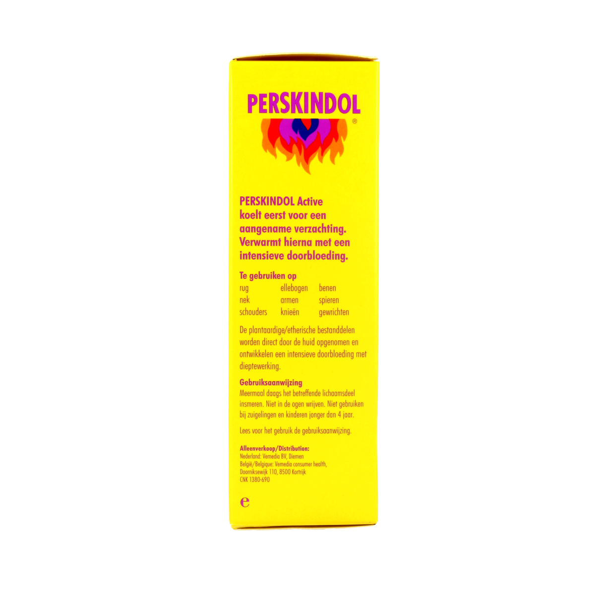 Perskindol Active gel 100ml for muscle and joint relief, featuring a soothing gel formula in a clear tube.