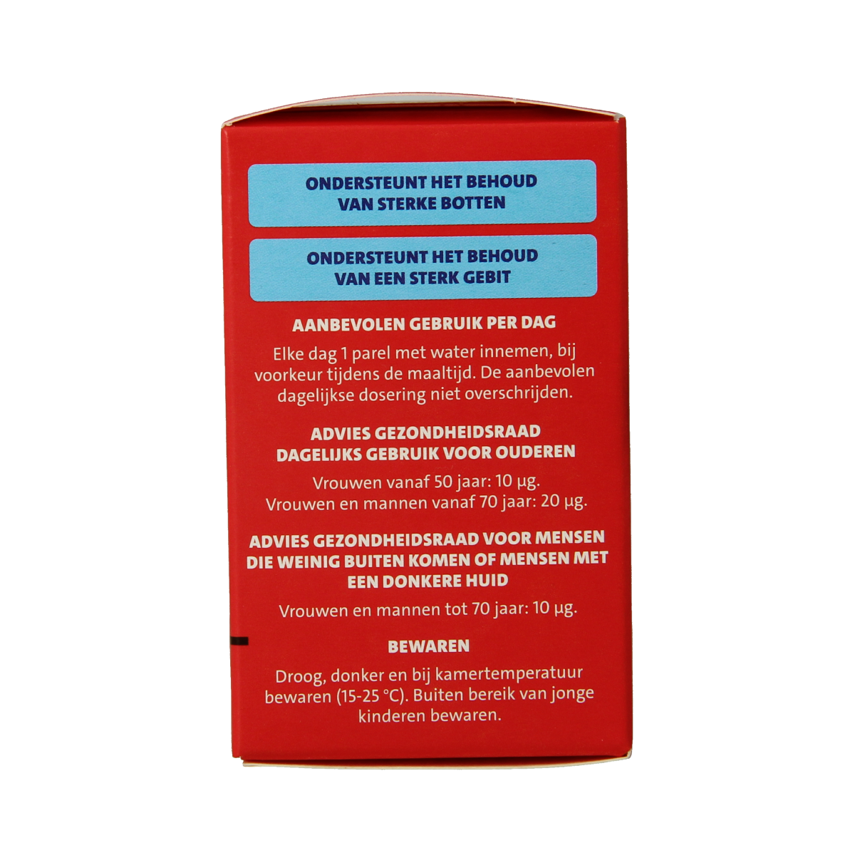 Dagravit Vitamine D pearls 400IU, 100 pieces, natural vitamin supplement in small softgel capsules.