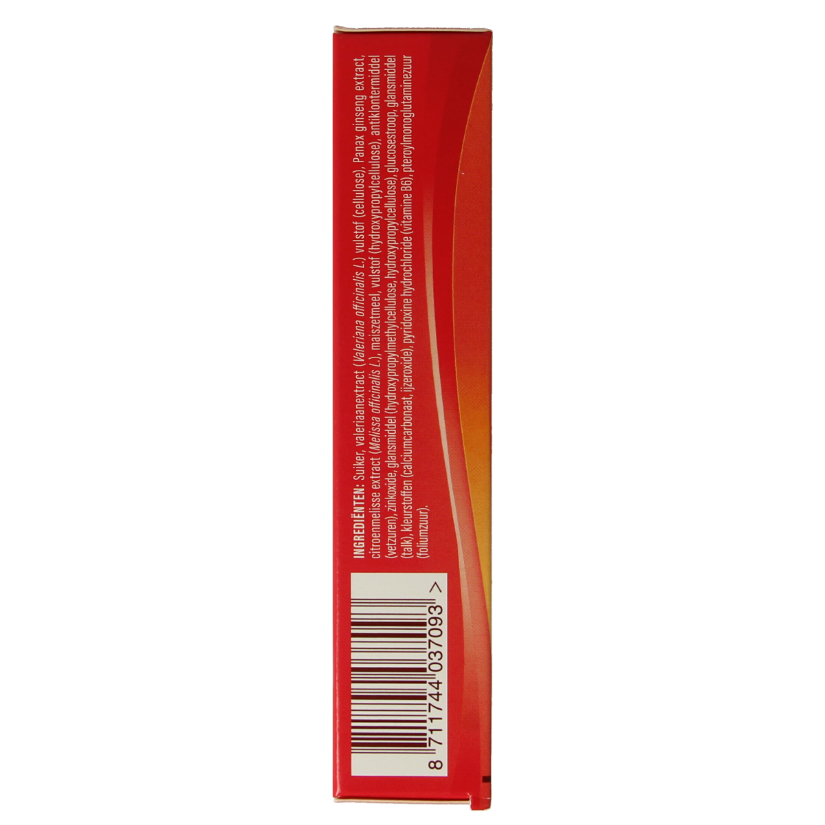 Valdispert Stress Moments Sterk herbal supplement tablets in a blister pack, natural remedy for stress relief