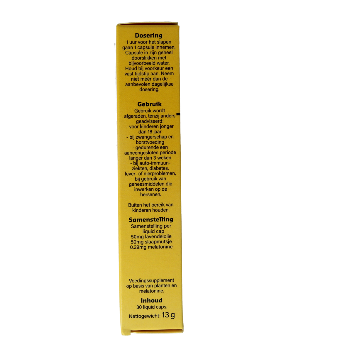 Shiepz Nachtrust 3 in 1 kruidenpreparaten, 30 stuks, natural herbal supplement for relaxation, packaging and product details visible