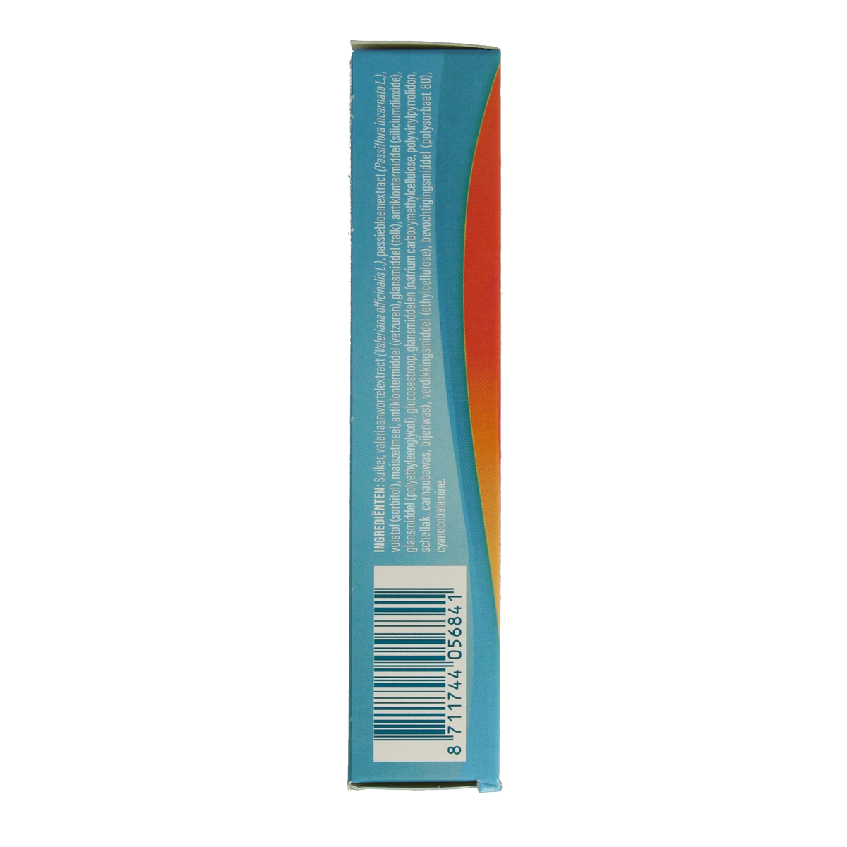 Valdispert Mentale veerkracht herbal supplement box with 30 tablets, featuring natural herbal ingredients and product branding.