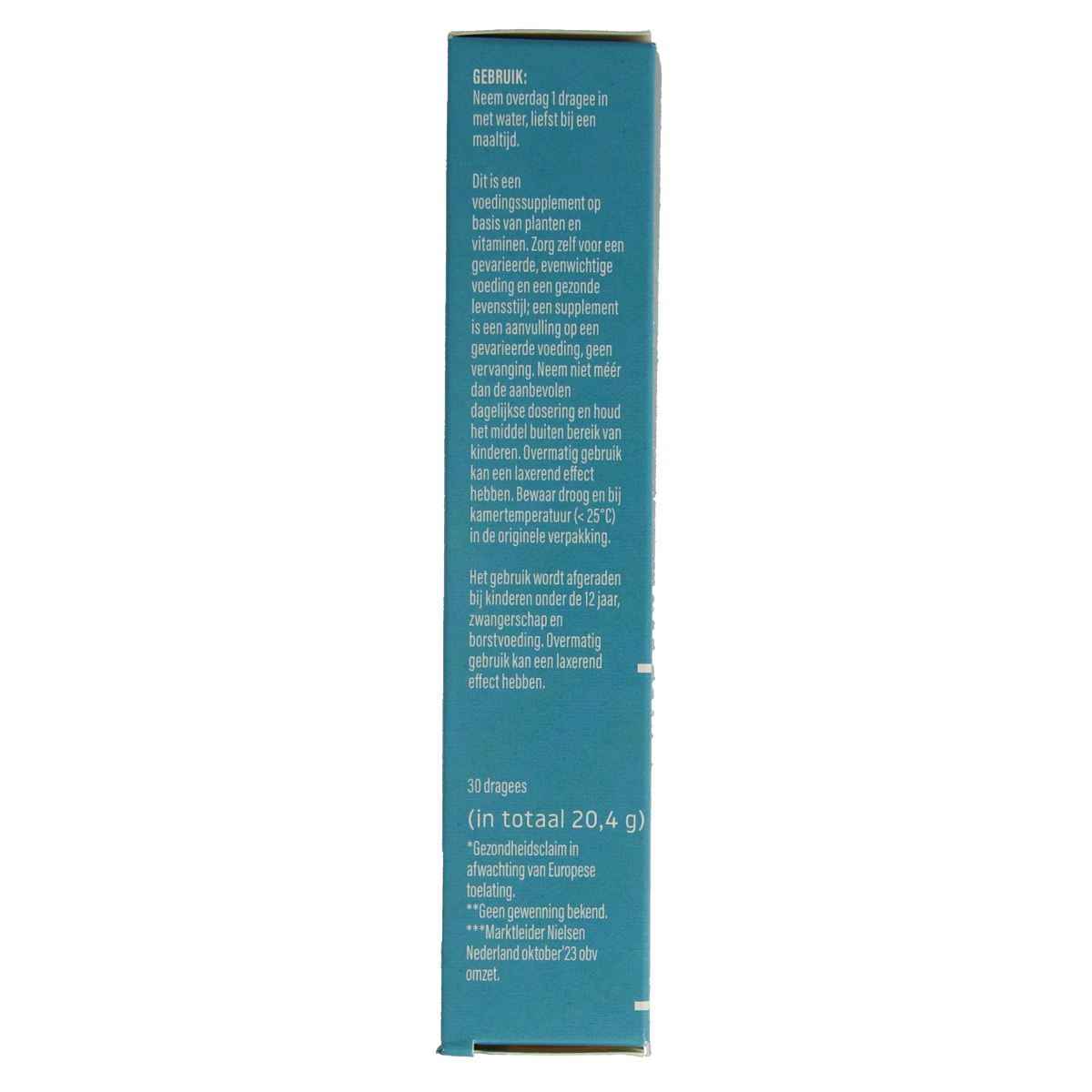 Valdispert Mentale veerkracht herbal supplement tablets in a blister pack, natural herbal remedy for mental resilience.