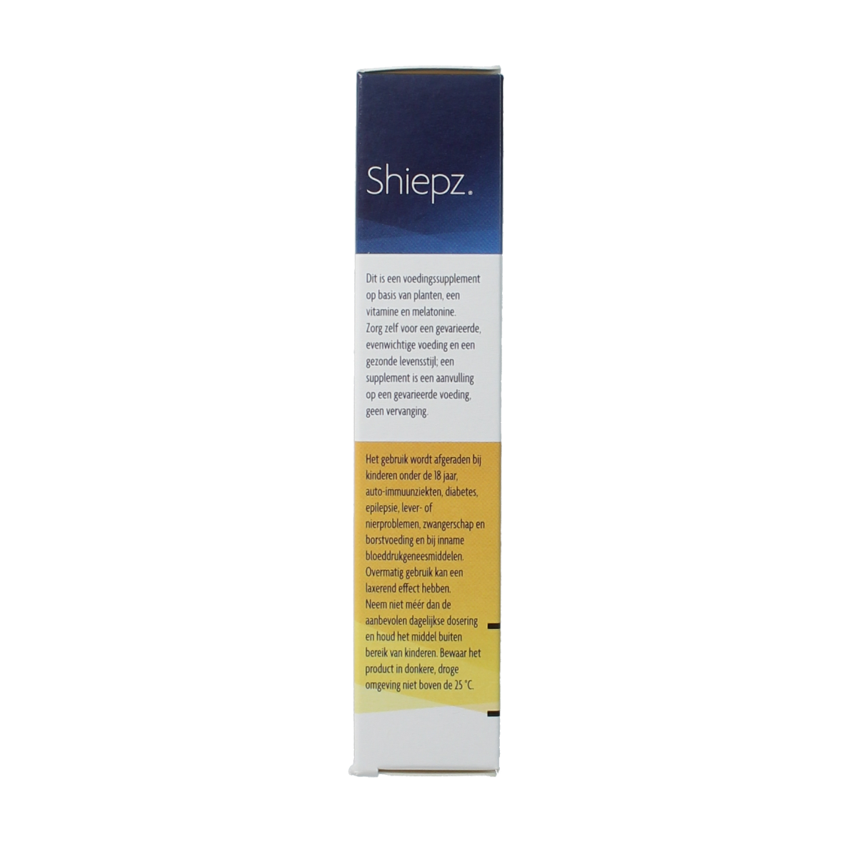 Shiepz In slaap vallen herbal liquid capsules, 30-count, natural supplement for sleep support, shown in the image.