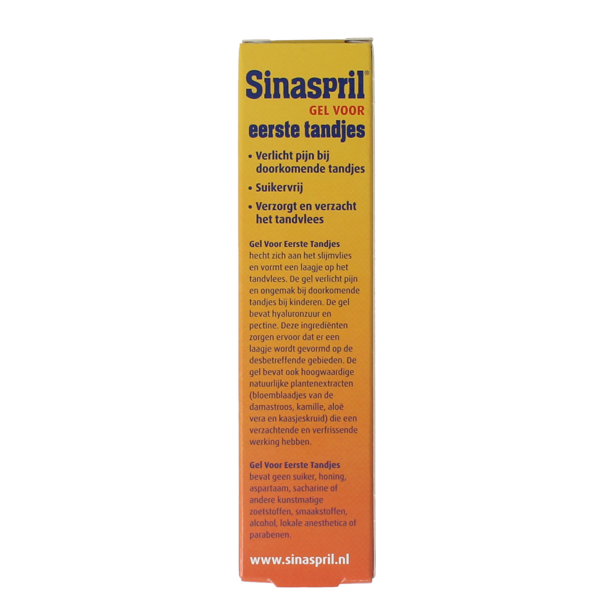 Sinaspril pain relief gel for teething infants, 15ml, soothing gel to ease discomfort during teething.