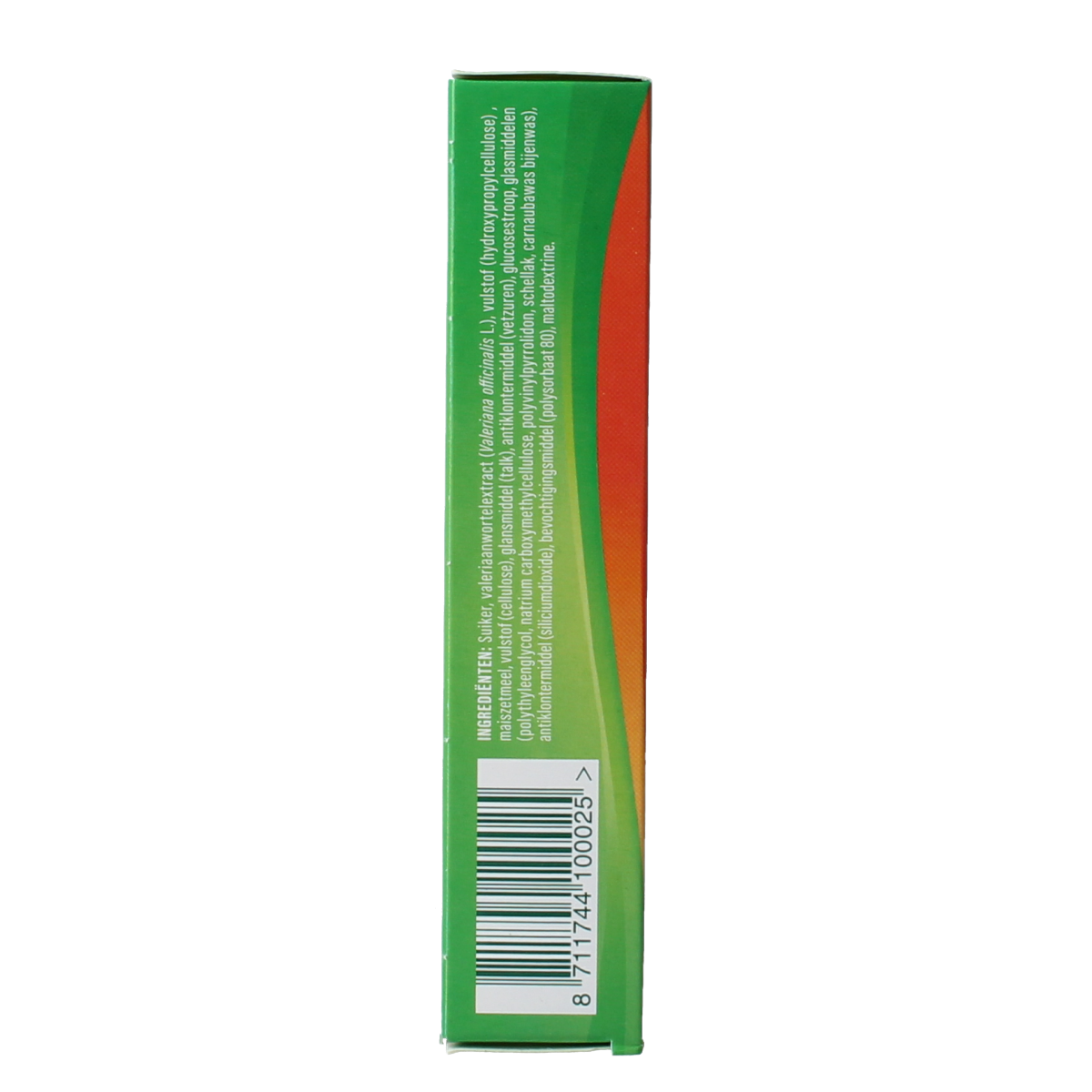 Valdispert Rust Sterk herbal supplement dragees in a blister pack, natural herbal ingredients for digestive support.
