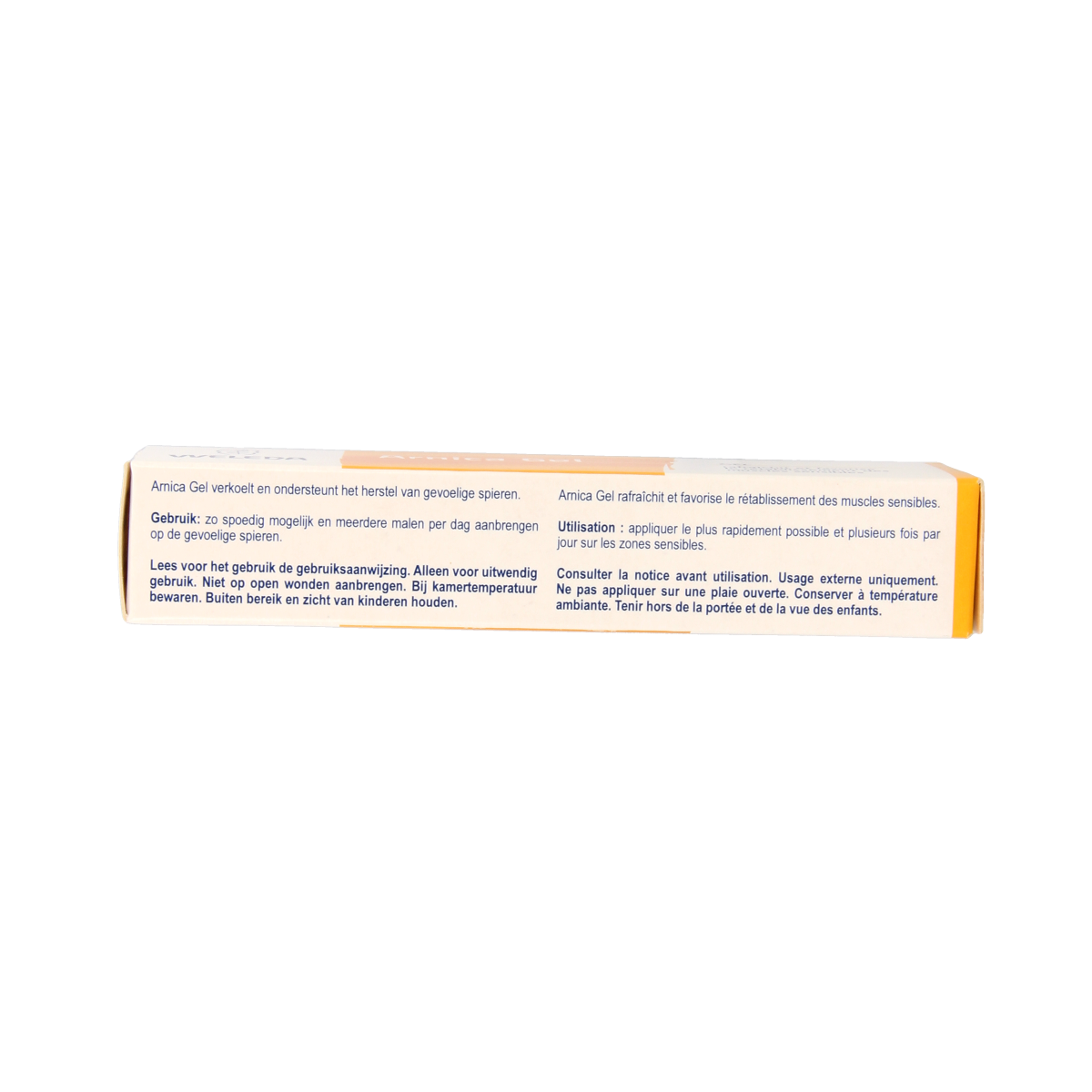 Weleda Arnica gel in 25g tube, a natural body care product for soothing and reducing muscle soreness.