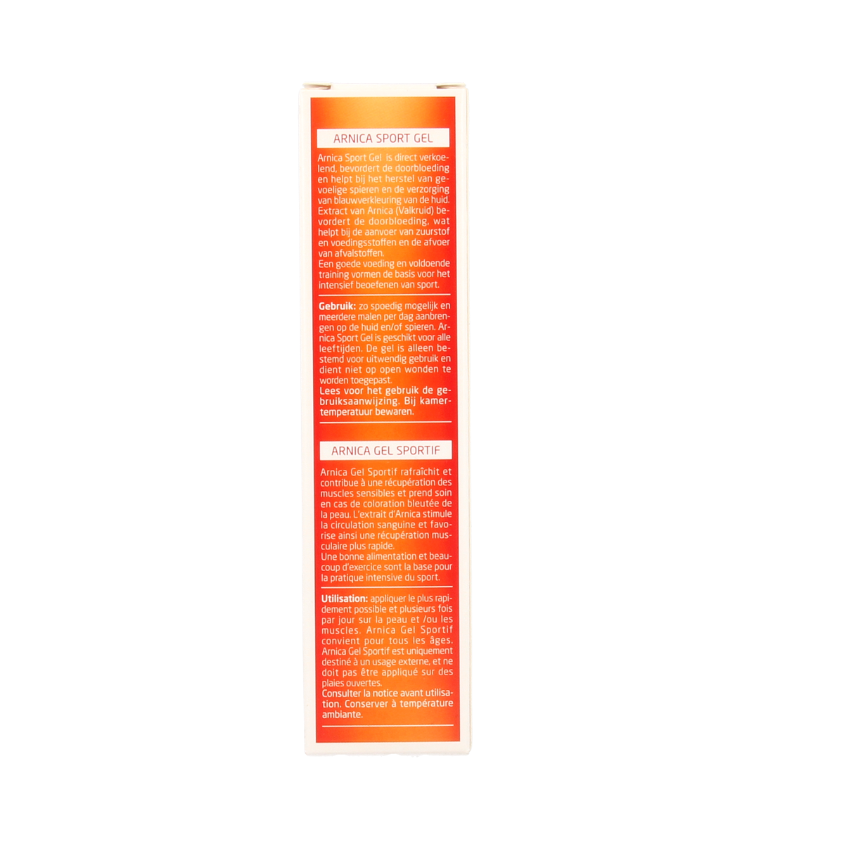 Weleda Arnica Sport Gel 25g for muscle and joint relief, natural spierverzorging and gewrichtsverzorging product with herbal ingredients.