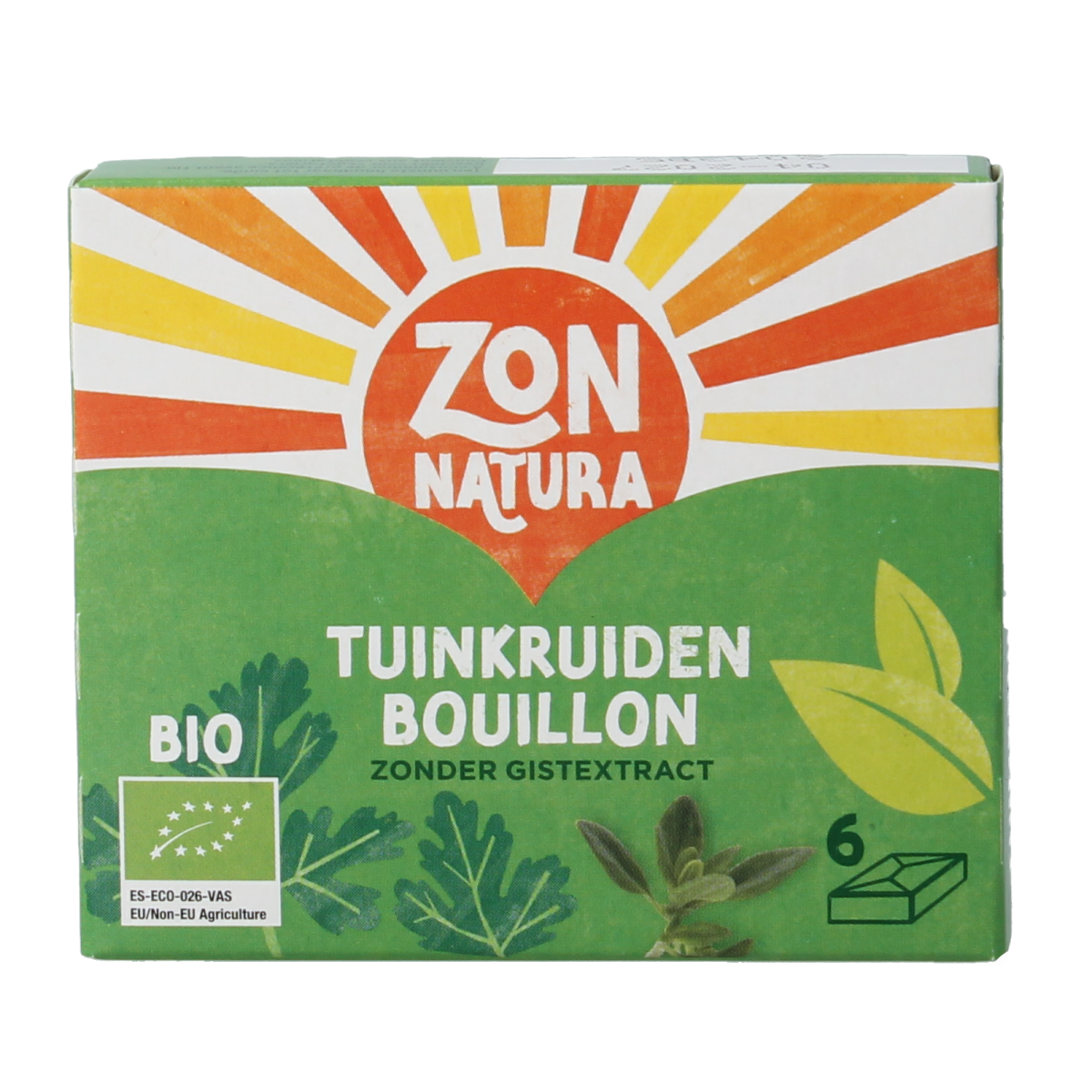 Zonnatura Fine Herbstock bouillon zonder gist, biologische soep en bouillon mix, 60g, natural ingredients