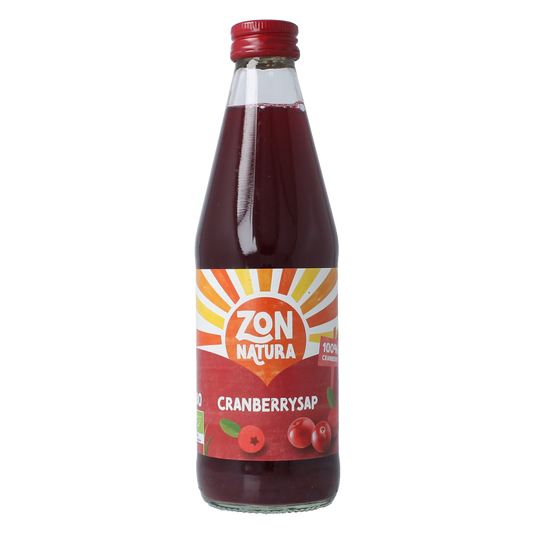 Zonnatura Cranberrysap puur bio 330.00 Milliliter