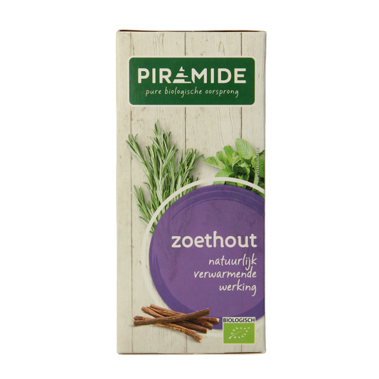 Piramide Zoethout thee eko bio 20.00 Zakjes