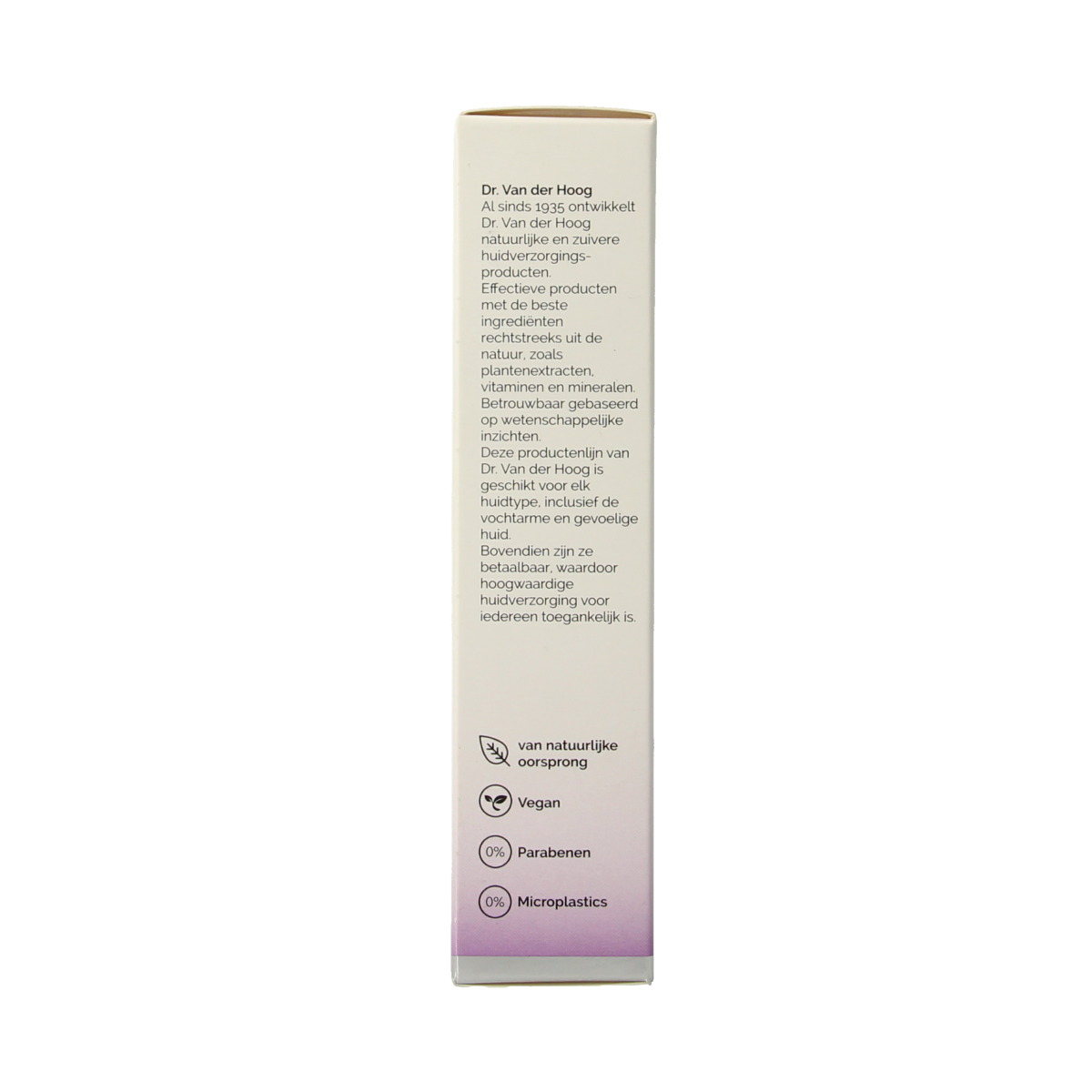 Dr. van der Hoog anti-aging oogcrème in 15ml container, designed for eye care and reducing signs of aging.