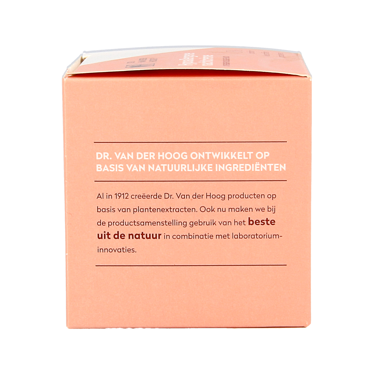 Dr. van der Hoog hypoallergenic night cream in 50ml jar, facial skincare product for sensitive skin.