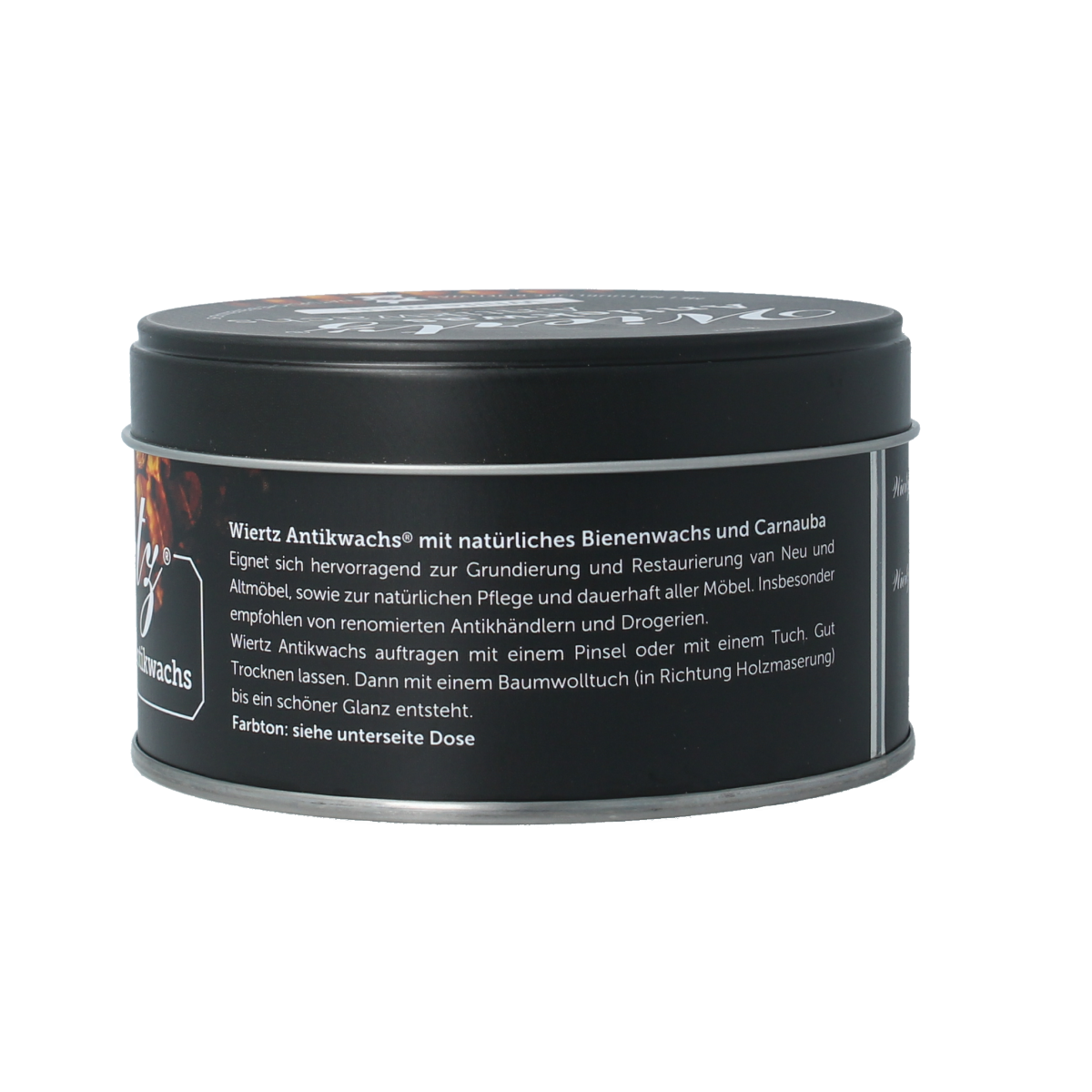 Wiertz Antiekwas white wash 250g jar, a cleaning product with a white finish, shown in a close-up image.
