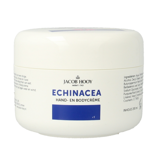 Jacob Hooy Echinacea/aloe vera hand en bodycreme 200.00 Milliliter