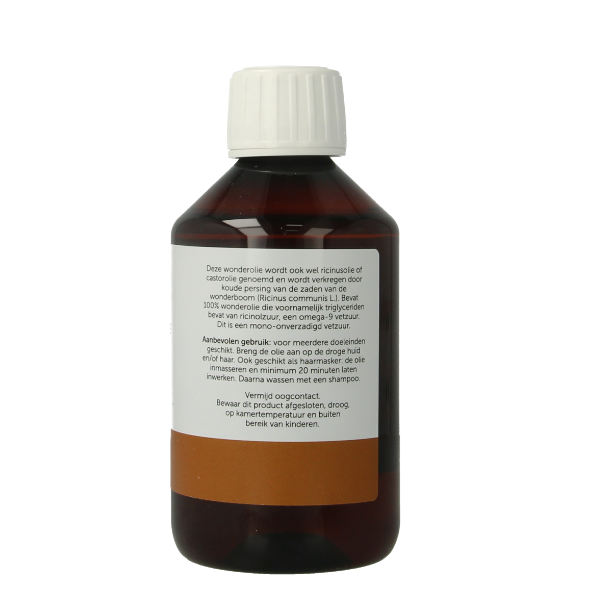 Jacob Hooy Wonderolie 250ml body care oil bottle, natural herbal remedy for skin and wellness, with detailed label visible.
