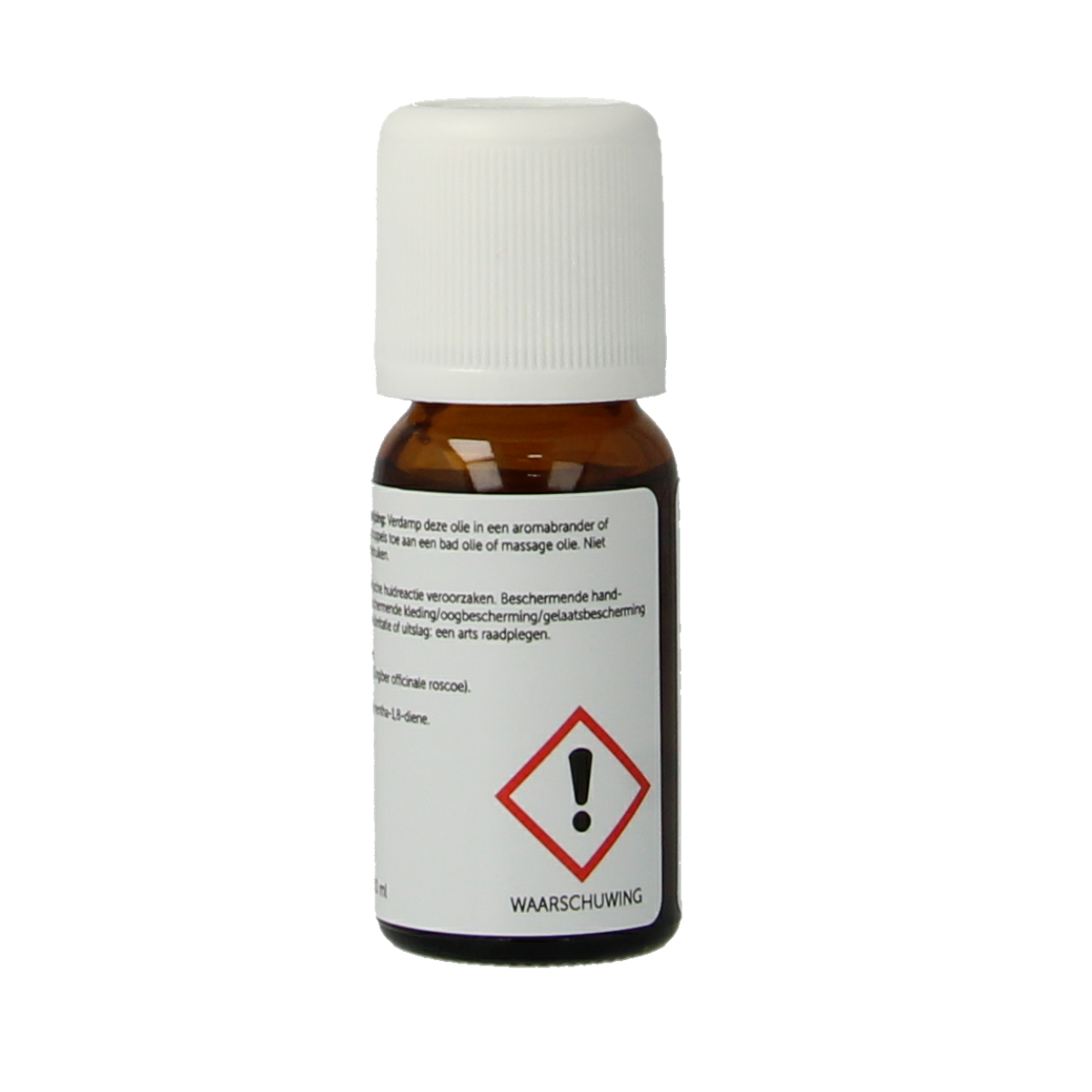 Bottle of Jacob Hooy ginger essential oil in a 10ml bottle, part of the Jacob Hooy etherische oliën collection.