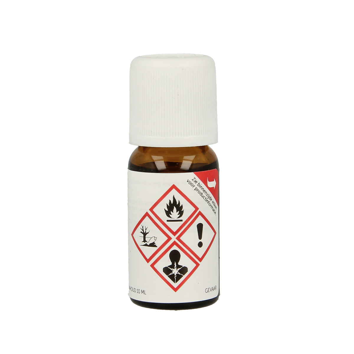 Jacob Hooy grapefruit essential oil in a 10ml bottle, natural citrus aroma, for aromatherapy and wellness use.