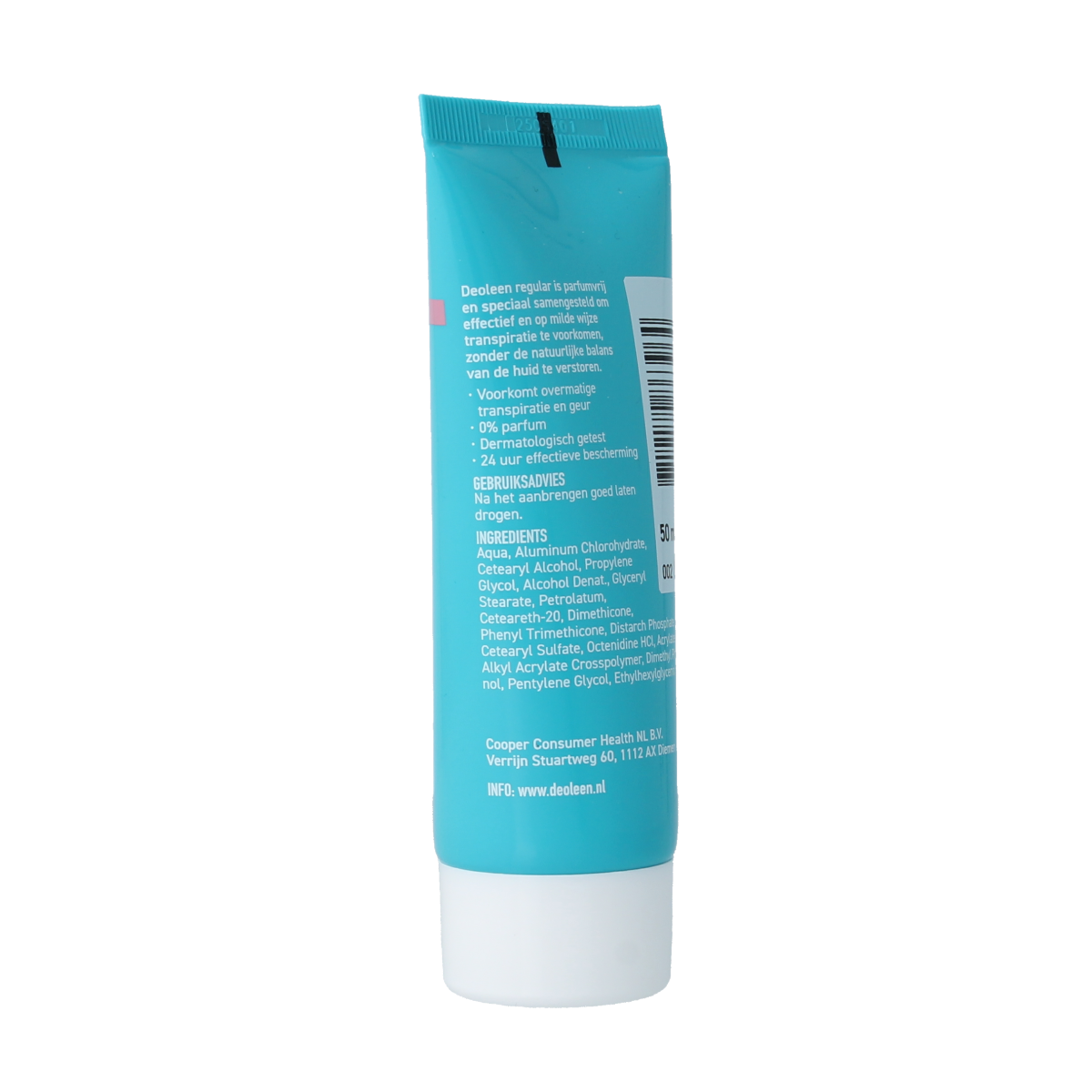 Deoleen deodorant creme regular in a 50ml container, smooth and creamy deodorant product for daily freshness.