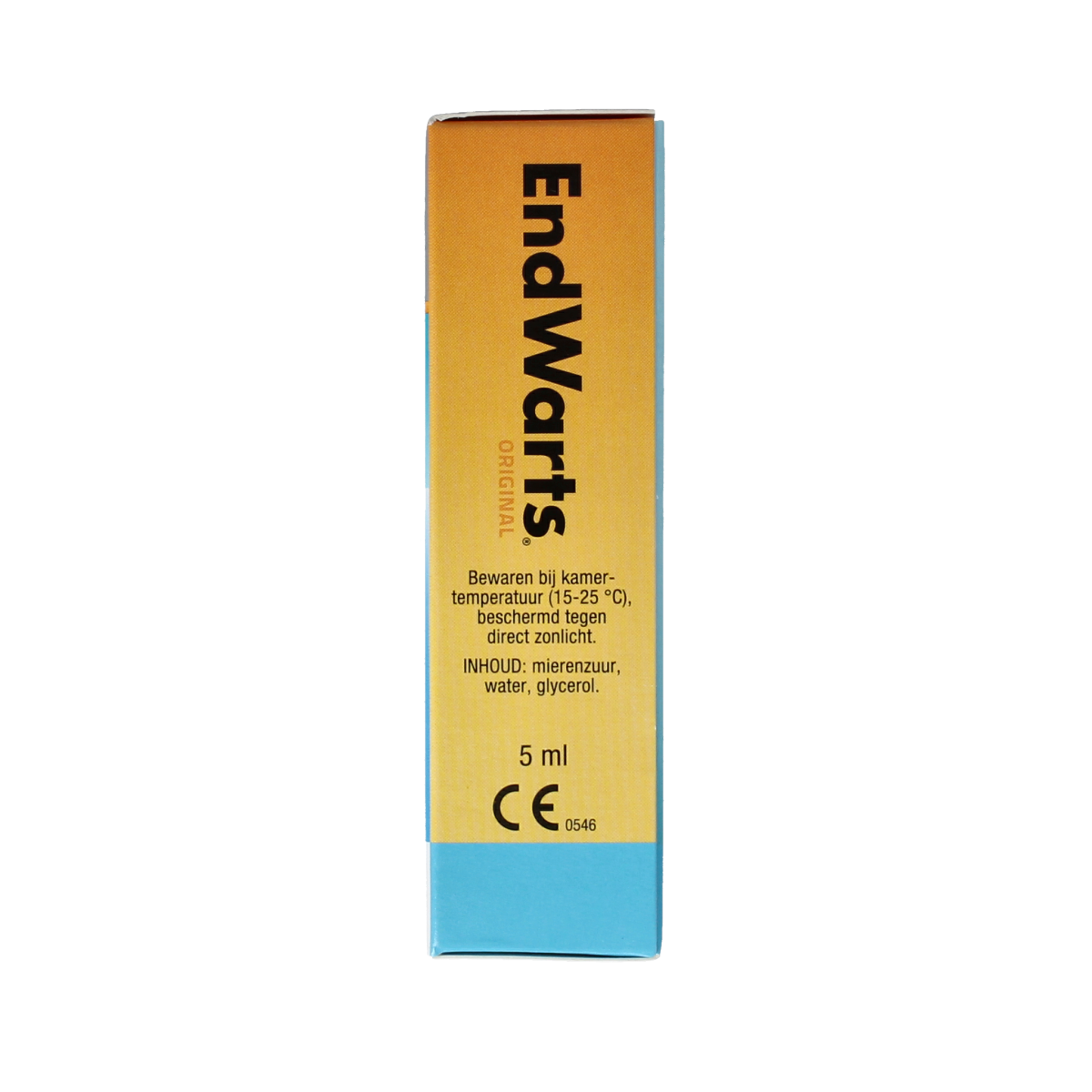 Endwarts wrattenbehandeling voor handen en voeten in 5 ml flacon, lichaamsverzorgingsproduct met medische ingrediënten